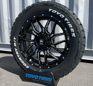 国内在庫 ランドクルーザー250 300 Black Mamba BM7 20インチタイヤホイールセット TOYO OPEN COUNTRY RT 275/55R20 ホワイトレター LT