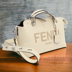 中古 フェンディ ハンドバッグ レディース ブランド FENDI バイ ザ ウェイ ミディアム レザー 8BL146 AC9L F0C88 ホワイト