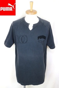■PUMA■サッカー ドイツ代表 10番 デザイン 半袖Tシャツ カットソー M～L 48/50 ブラック 黒 プーマ ヒットユニオン正規品