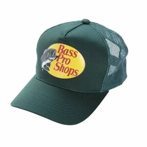 キャップ バスプロショップス bass pro shops cap hat 新品 メッシュキャップ スナップバック ダークグリーン 日本未発売 長瀬智也 釣り