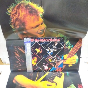 M極美盤 Posterポスター付 JPN国内盤 Obi帯付LP/THE MICHAEL SCHENKER GROUP/飛翔伝説 One Night at Budokan/WWS-67159・60 MSG SCORPIONS