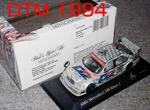 1/43 メルセデス AMG Cクラス DTM 1994 チャンピオン ルトビク 7号 フェンダー1ミラー AMG C180 ベンツ MERCEDES BENZ