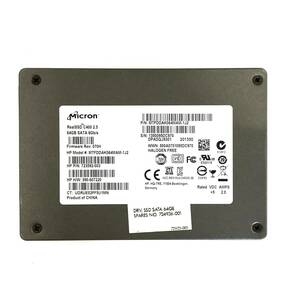 K60808157 Micron SATA 64GB 2.5インチ SSD 1点 使用時間：2593【中古動作品】