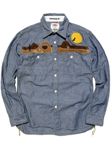 Nasngwam ナスングワム LAKE SUNSET SHIRTS シャンブレーシャツ Sサイズ 新品 タグ付き