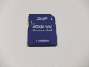 SDカード 256MB フォーマット済み 1枚 動作品 TOSHIBA