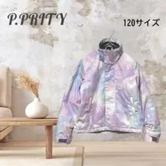 【P.PRITY】スノーウェア キッズ120サイズ ピンク 紫