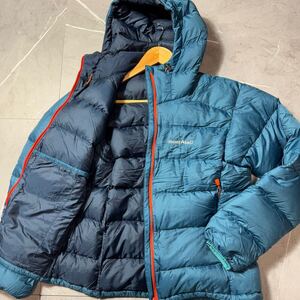 【美品!!Ｙ２Ｋ!!】mont-bell light alpine down parka モンベル　ライトアルパインダウンパーカー　ダウンジャケット EX800 ライトブルー