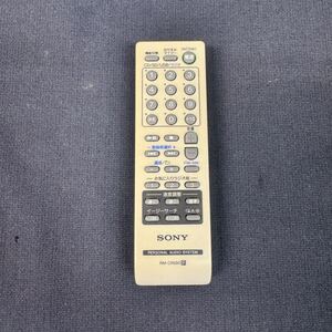 ◆中古 SONY/ソニー オーディオリモコン RM-CRS80 ラジカセ 用 赤外線動作OK 196-36