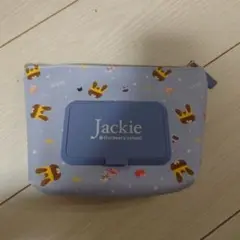 jackieポーチ ウェットシートケース付