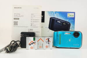 ■ 動作確認済み ■ ソニー SONY Cyber-shot DSC-TF1 ブルーボディ コンパクトデジタルカメラ 充電器 バッテリー 元箱付き