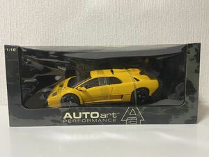 オートアート 1/18 ランボルギーニ ディアブロ GTR 2001 イエロー AUTOart Aa LAMBORGHINI DIABLO