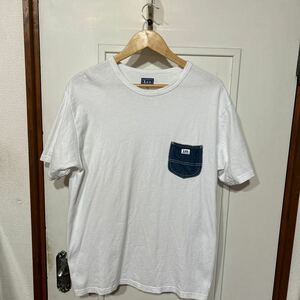 LeeポケットTシャツ サイズ/L カラー/ホワイト