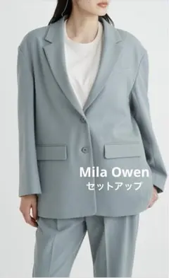 新品タグ付☆ Mila Owen スーツUPビッグショルダージャケット パンツ