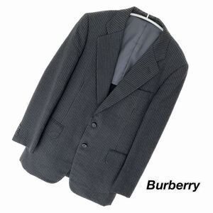 ★Burberry バーバリー★ ジャケット テーラードジャケット ブラック×ストライプ