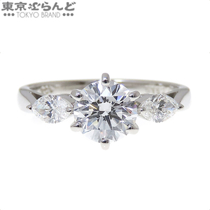 101771504 ミキモト MIKIMOTO ダイヤモンド リング プラチナ Pt950 11号相当 中央1.02ct 脇石総0.33ct リング・指輪 レディース 仕上済