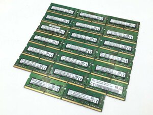 ♪▲【SK hynix】ノートPC用 メモリ 4GB DDR4 大量 部品取り 20点セット まとめ売り 0618 13