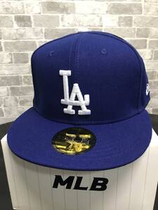 超人気即完売MLB大谷翔平所属LAドジャース×NEWERA 59FIFTY希少2024ワールドシリーズ優勝モデルフィッテッドキャップ5/8