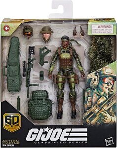 G.I. Joe Classified Series 60th Anniv Action Marine Sniper 6-Inch Action Figure