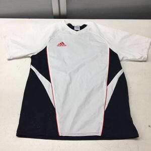 送料無料★adidas アディダス climalite★Ｖネック 半袖Tシャツ トップス★メンズ Mサイズ♯30617sj55