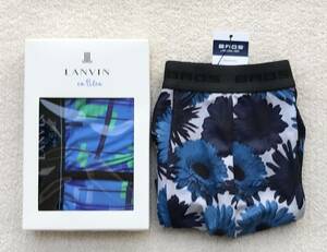 Lanvin en Bleu＆BROS ボクサーパンツ Ｌサイズ ローライズ デザイン日本製＆花柄 2枚セット