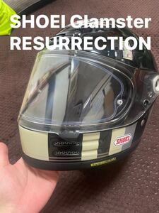 美品　1円～　SHOEI フルフェイスヘルメット ショウエイ　Glamster RESURRECTION TC-5 グラムスター リザレクション