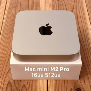 【美品】Mac mini M2 Pro 16GB 512GB Apple【2023モデル】箱あり・オマケあり