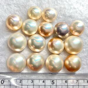 1円〜!!［マベパールおまとめ150.5ct］j 約30.1g mabe pearl パール 半円真珠 ジュエリー jewelry ルース 裸石 宝石 w3マ18