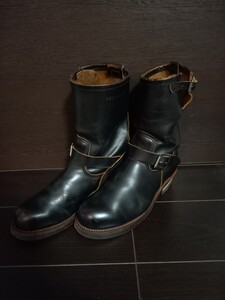 廃盤モデル RED WING 9268 エンジニアブーツ 茶芯レッドウィング クローンダイク USA製　国内正規品 状態良好　size9　27センチ　良品　