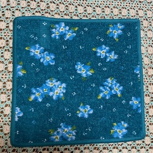 ♪新品　フェイラー　FEILER　タオルハンカチ　Sweet Memory　Capri blue　シュニール織