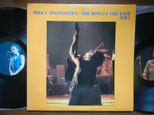 【LP】BRUCE SPRINGSTEEN(TBS22486米国製記載1985年2枚組THE BOSS IN THE EAST VOL2)