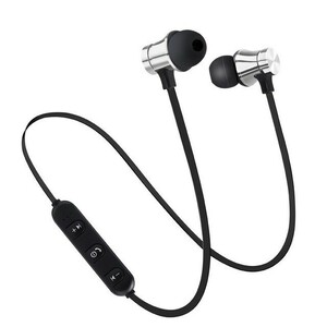 Bluetoothイヤホン　 ワイヤレスイヤホン イヤホン ワイヤレス Bluetooth ブルートゥース　シルバー　防水