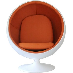 ボールチェア エーロ・アールニオ ホワイト×オレンジ ballchair ソファ ソファー sofa