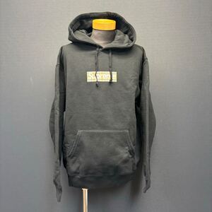 Supreme Burberry Box Logo hooded Sweatshirt Heather black size M 新品 シュプリーム バーバリー ボックスロゴ フーディー パーカー