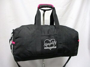 SIMPLIFY/シンプリフィ◇2wayボストンバッグ　BK　W47cm