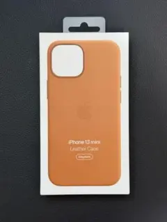 Apple 純正 iPhone 13 mini レザーケース ゴールデンブラウン