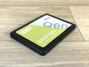 ★Hanye 使用少14時間♪512GB SSD Q60-512GST3 良品美品★送185ok★