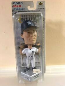 激レア！UPPER DECK 松井秀喜選手 ボビングヘッドフィギュア PLAY MAKERS NEW YORK YANKEES Hideki Matsui