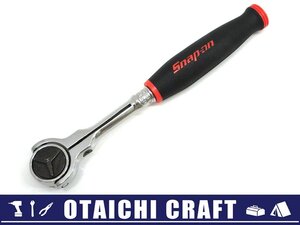 【中古】Snap-on(スナップオン) 1/4(6.3sq) ラウンドヘッドラチェット THNF72｜ソフトグリップ【/D20179900032501D/】