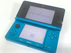 Nintendo ニンテンドー 3DS アクアブルー CTR-001 任天堂3DS ゲーム機 本体 ソフト モンハンXX 通電確認済み SY