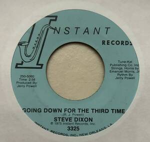 Steve Dixon 「Going Down For The Third Time / All That