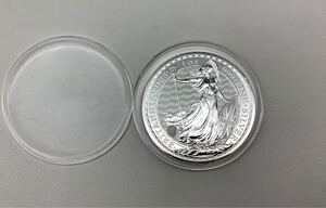 ⑩ イギリス BRITANNIA ブリタニア 2023年 チャールズ3世 1オンス 銀貨 プルーフ銀貨 純銀 SILVER 銀保証 重さ約31.23g