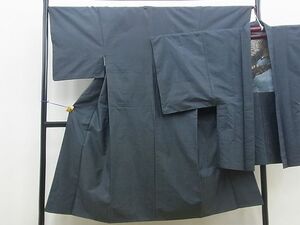 平和屋着物■男性　本場大島紬　アンサンブル　絣文様　羽裏：鷹　逸品　BAAI7335me