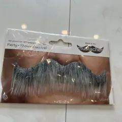 Mustaches ハロウィン付け顔ヒゲ, 大人用コスプレアクセサリー, グレー