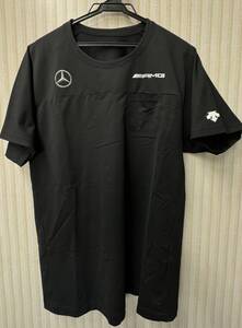 メルセデスAMG×デサント Tシャツ 白ロゴ Oサイズ 超絶美品！