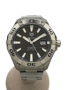 TAGHeuer◆AQUARACER CALIBRE5/自動巻腕時計/アナログ/ステンレス/BRW/SLV