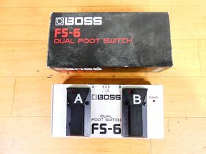 【（KM-8）USED!BOSS デュアルフットスイッチ FS-6★ボス/音楽機材 ※現状品＠送料６００円（1）】