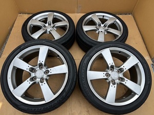 ホイール付タイヤ４本セット (中古ホイール４本セット　★マツダ純正 RX-8★18x8J +50 5穴 114.3 中古アルミホイール 4本 MAZDA