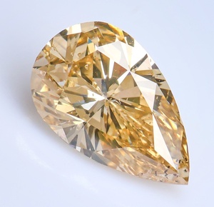 【１００円～】1.037ｃｔ！天然ダイヤ FANCY LIGHT ORANGISH BROWN（ナチュラルカラー）SI2 PS