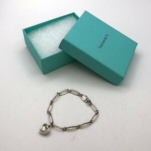 1円～/TIFFANY＆CO./ティファニー/カーブドハート/SV/925/シルバー/ブレスレット/アクセサリー/箱付/ブランド/H039