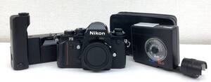 1-8【中古現状品】Nikon ニコン F3 ボディ／モータードライブ MD-4／スピードライト SB-17